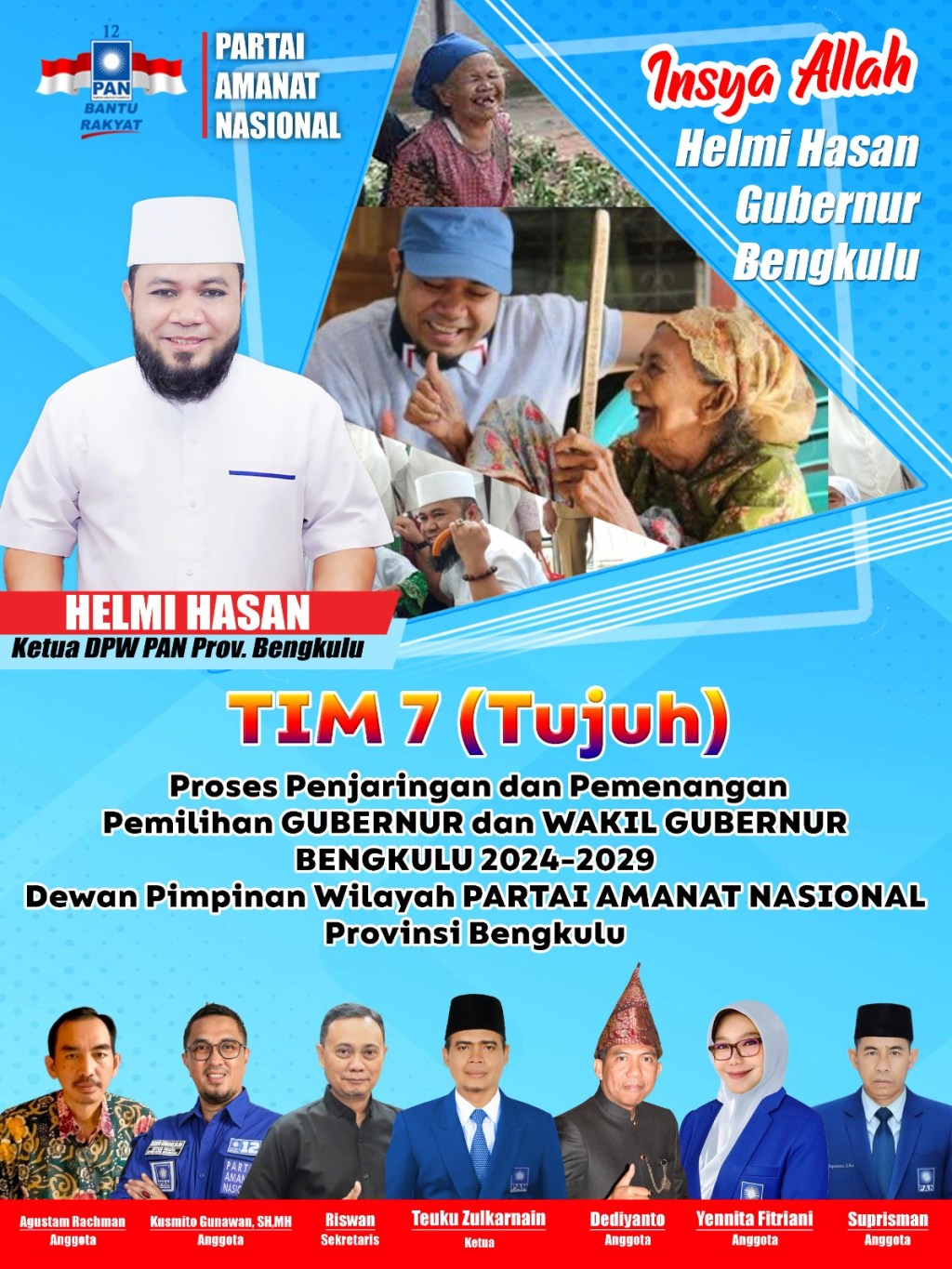 Hadapi Pilkada 2024, DPW PAN Bengkulu Membuka Pendaftaran Cagub dan Cawagub. Berikut&nbsp;informasinya…