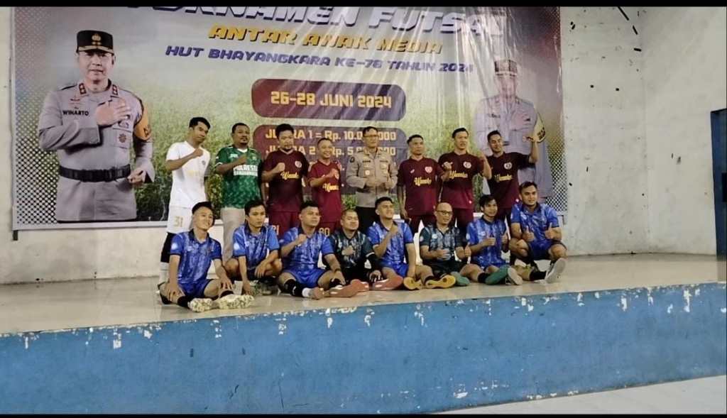 Turnamen Futsal Antar Media PWI Kalsel Rebut Juara&nbsp;satu
