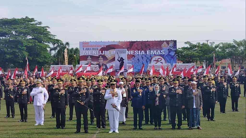 Hari Jadi Bhayangkara ke-78 Di Meriahkan Pasar Murah&nbsp;UMKM