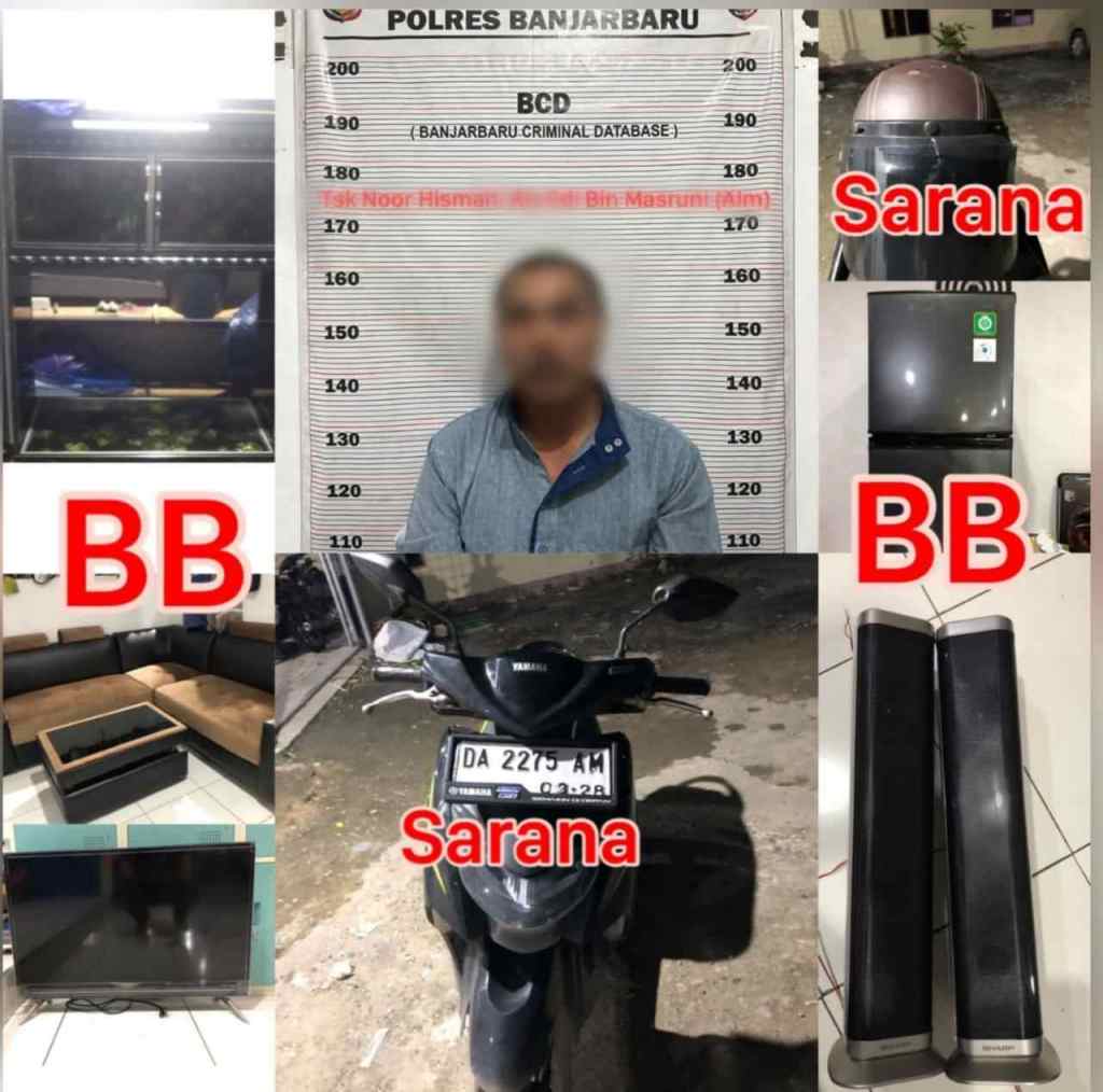 Anggota Resmob Polres Banjarbaru Ringkus Pencuri Uang 40 Juta Di Booze&nbsp;cafe