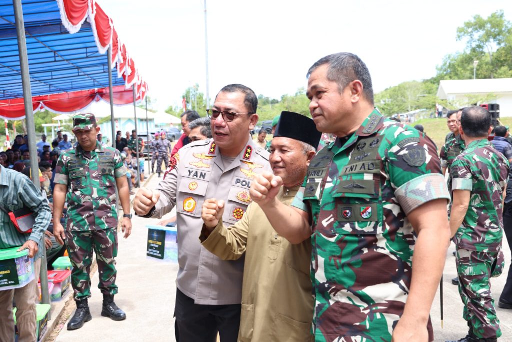 KAPOLDA KEPRI DAMPINGI KSAD DALAM RANGKA PENINJAUAN KE RSKI PULAU GALANG