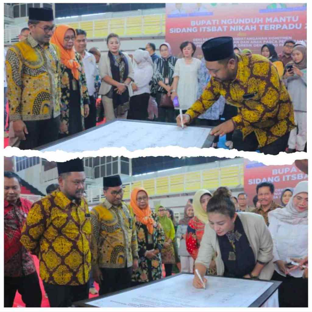 Bupati Gresik Bersama Ketum Asmipa Hadiri Undangan Ngunduh Mantu dan Tanda Tangani Deklarasi