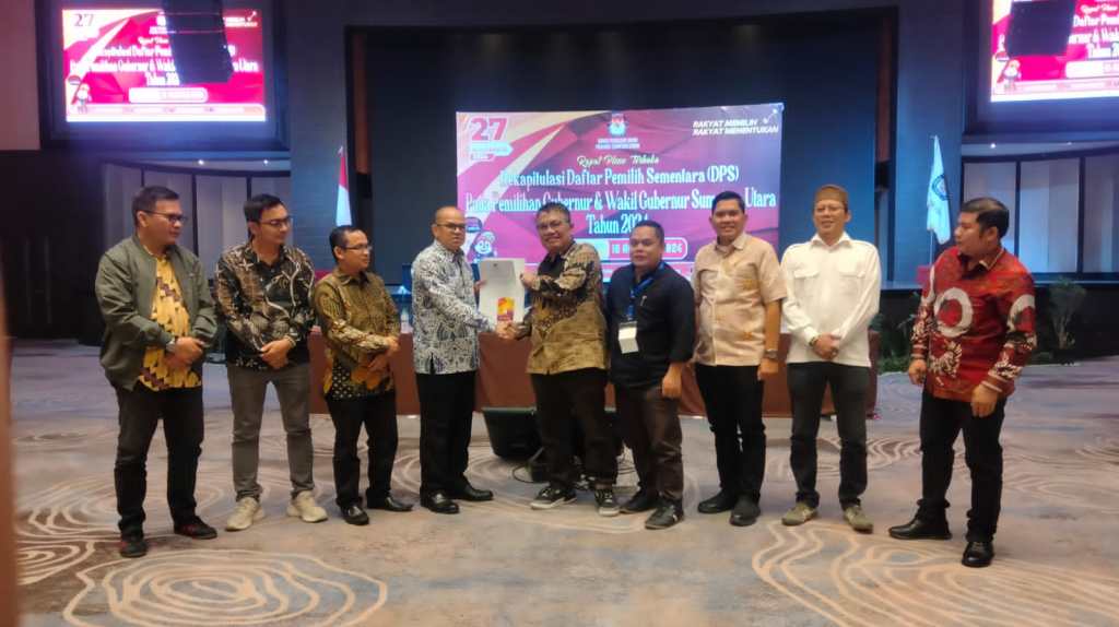 KPU Provinsi Sumut Tetapkan DPS di Pilkada Serentak 2024 Jadi 10,813,825&nbsp;Pemilih