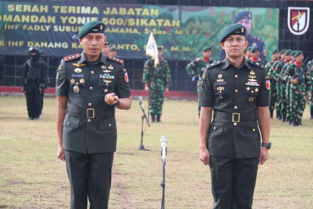 Pangdam V/Brawijaya Mayjen TNI Rafael Granada Baay, Memimpin Langsung Upacara Serah Terima Jabatan (Sertijab), Ketua Yayasan PANNA Beri Ucapan
