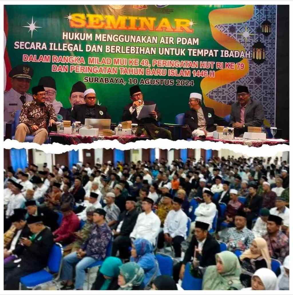 PDAM Bersama MUI Harlah ke-49, Penggunaan Air Berlebihan di Rumah Ibadah