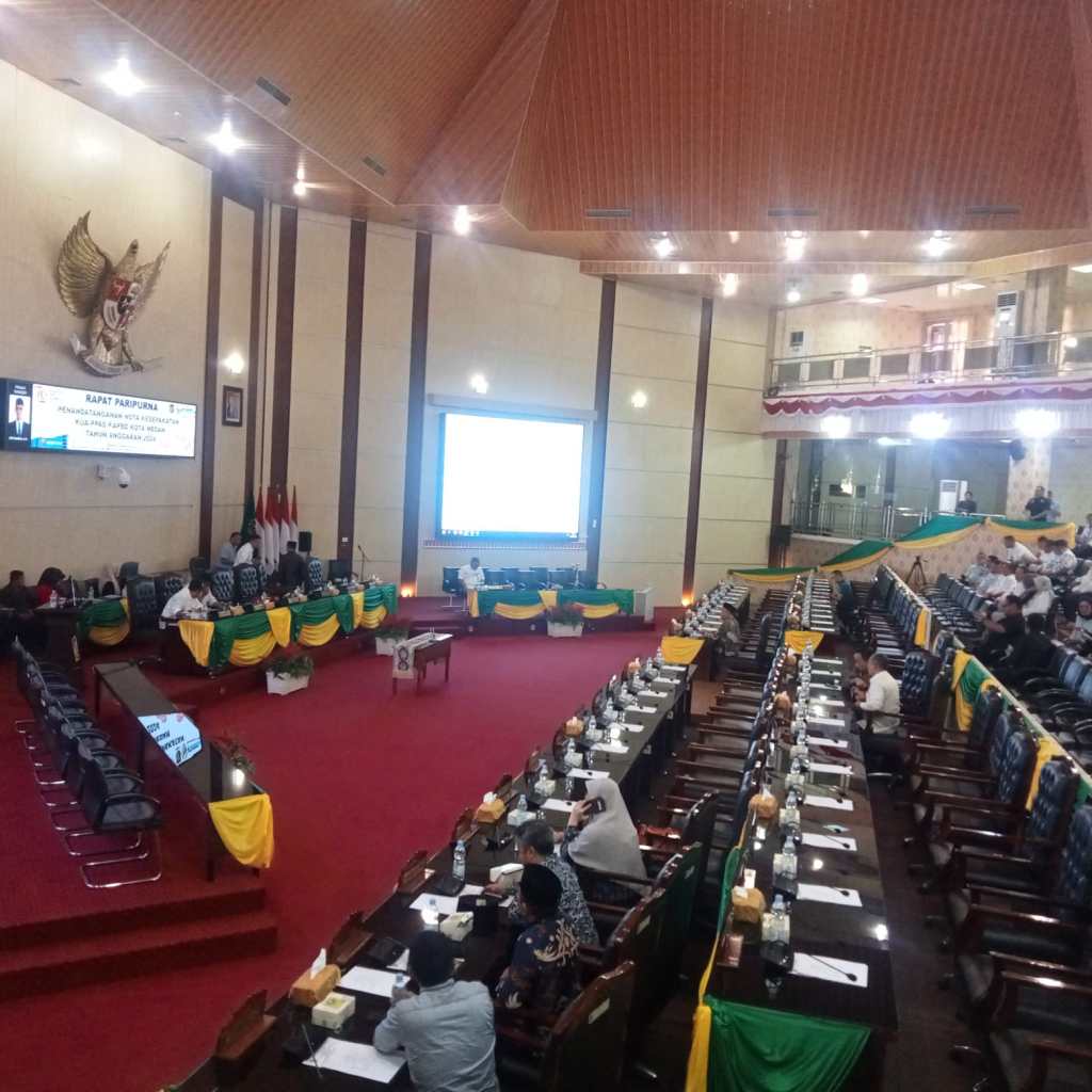 Paripurna DPRD Kota Medan, Penandatangan Nota Kesepakatan R-APBD Th 2025