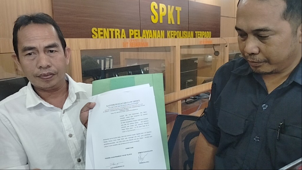 Aliansyah Lapor Ke Ditreskrimum Polda Kalsel, Akibat Terima Ancaman Yang Mengaku Dari&nbsp;Madun