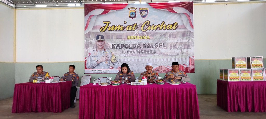 Jumat curhat Polda Kalsel, Dirbinmas Imbau Hati Hati Kebakaran Di Musim&nbsp;Kemarau