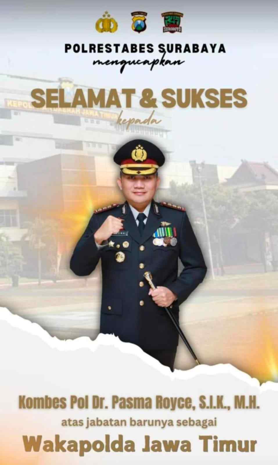 MUTASI JABATAN BERGULIR DI POLDA JATIM, BERIKUT INFONYA…